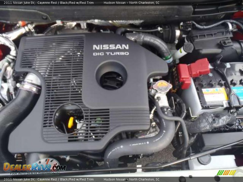 2011 Nissan Juke SV 1.6 Liter DIG Turbocharged DOHC 16-Valve 4 Cylinder Engine Photo #10