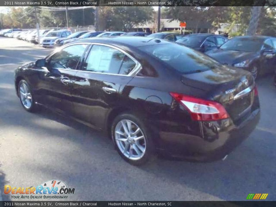 Used nissan maxima crimson black #4