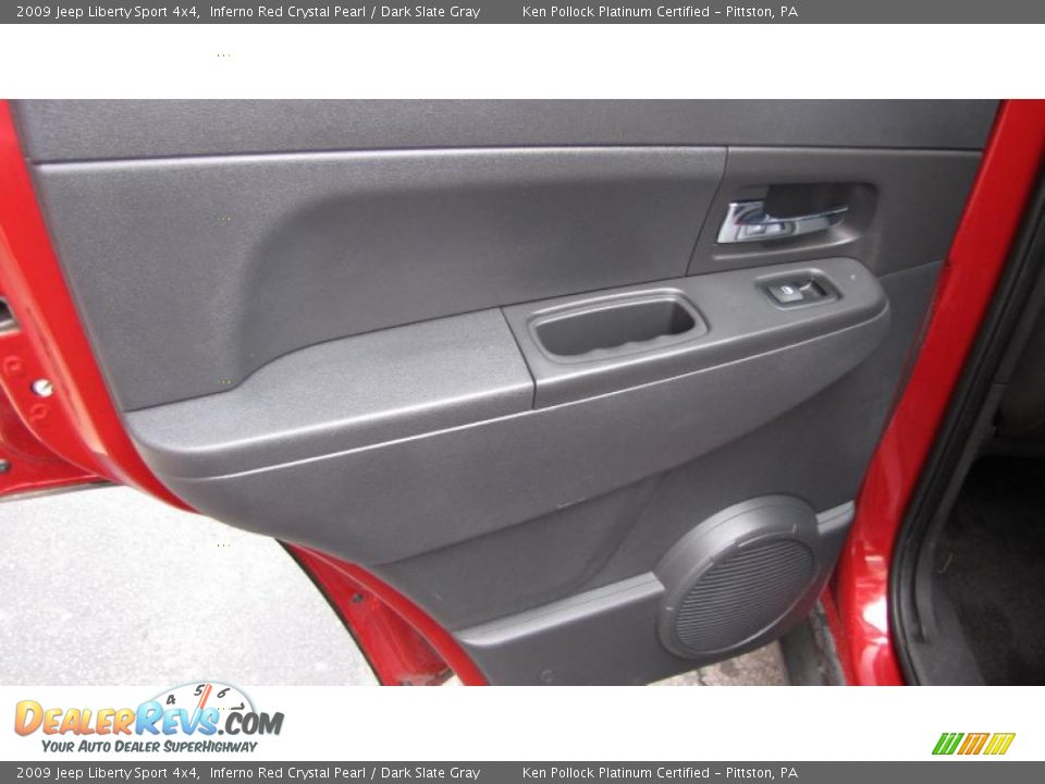 2009 Jeep Liberty Sport 4x4 Inferno Red Crystal Pearl / Dark Slate Gray Photo #14