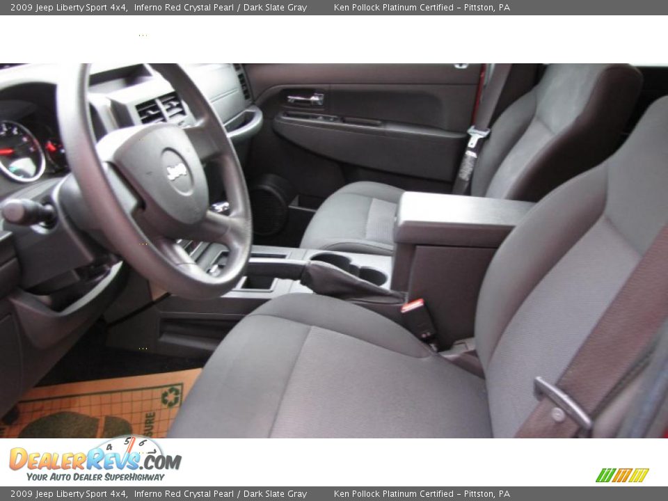 2009 Jeep Liberty Sport 4x4 Inferno Red Crystal Pearl / Dark Slate Gray Photo #15