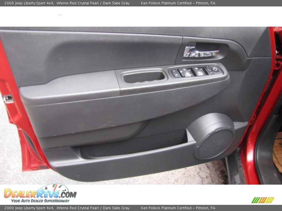 2009 Jeep Liberty Sport 4x4 Inferno Red Crystal Pearl / Dark Slate Gray Photo #16