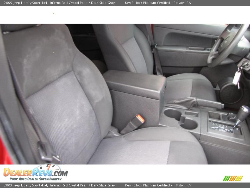 2009 Jeep Liberty Sport 4x4 Inferno Red Crystal Pearl / Dark Slate Gray Photo #17
