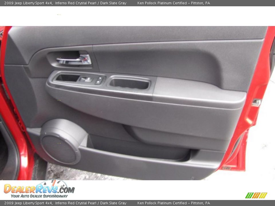 2009 Jeep Liberty Sport 4x4 Inferno Red Crystal Pearl / Dark Slate Gray Photo #18