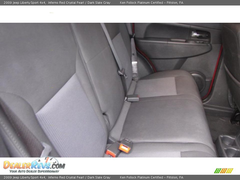 2009 Jeep Liberty Sport 4x4 Inferno Red Crystal Pearl / Dark Slate Gray Photo #19