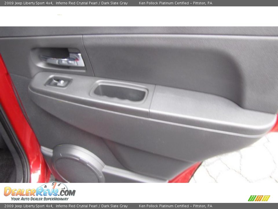 2009 Jeep Liberty Sport 4x4 Inferno Red Crystal Pearl / Dark Slate Gray Photo #20