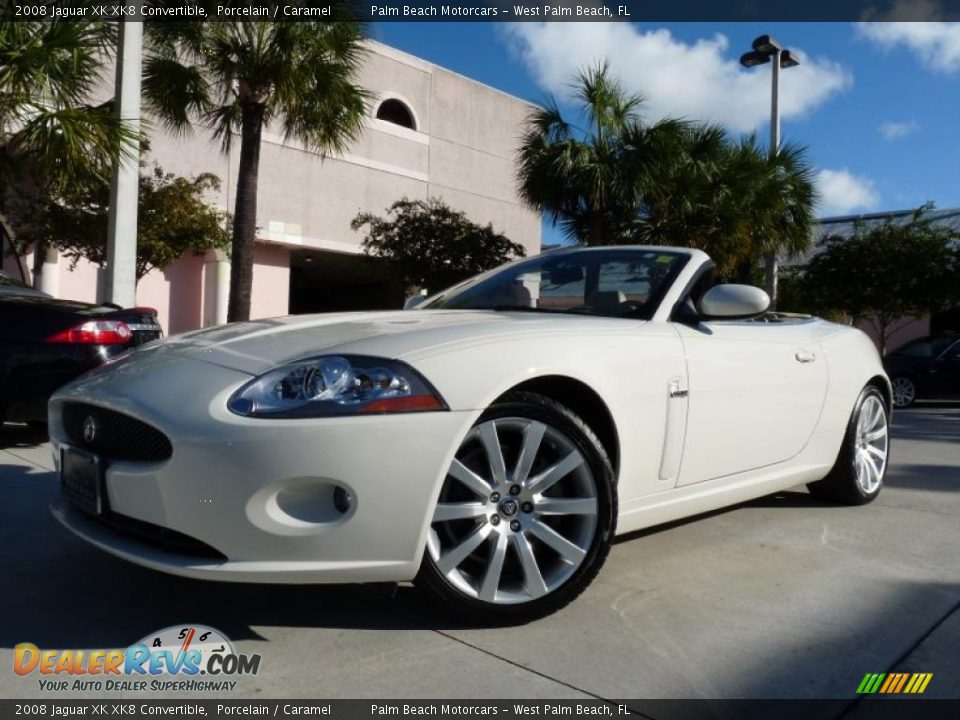 Front 3/4 View of 2008 Jaguar XK XK8 Convertible Photo #1