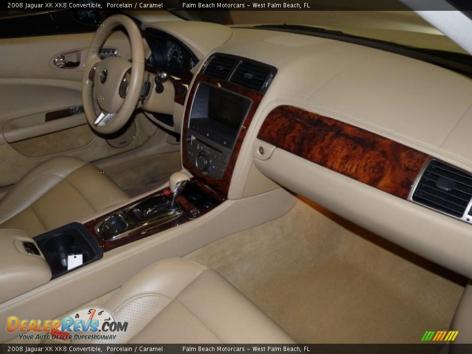 Dashboard of 2008 Jaguar XK XK8 Convertible Photo #20