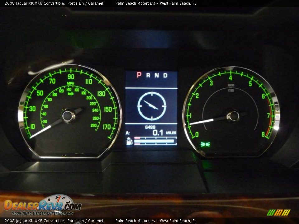 2008 Jaguar XK XK8 Convertible Gauges Photo #29