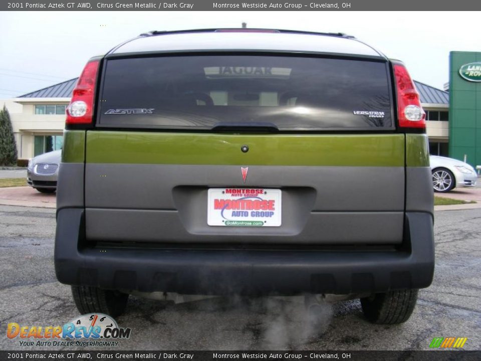 2001 Pontiac Aztek GT AWD Citrus Green Metallic / Dark Gray Photo #4