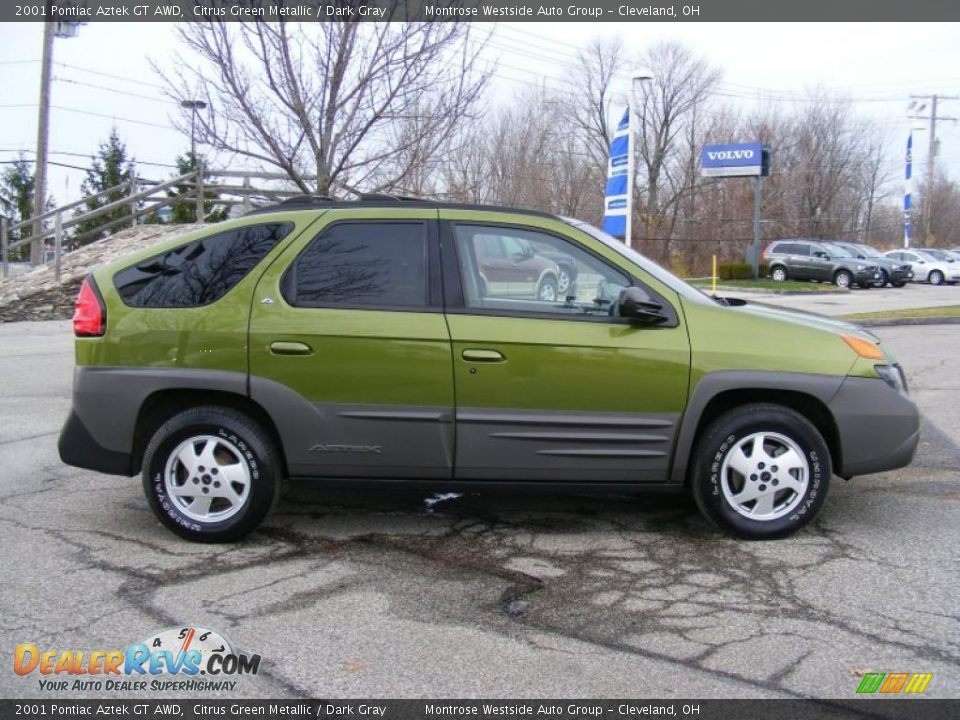 Citrus Green Metallic 2001 Pontiac Aztek GT AWD Photo #6