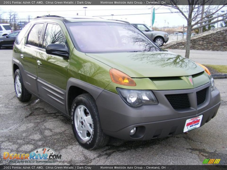 Citrus Green Metallic 2001 Pontiac Aztek GT AWD Photo #7