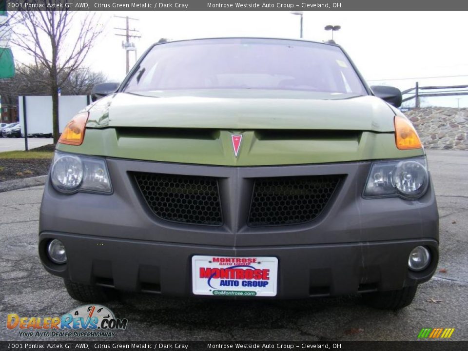 2001 Pontiac Aztek GT AWD Citrus Green Metallic / Dark Gray Photo #8