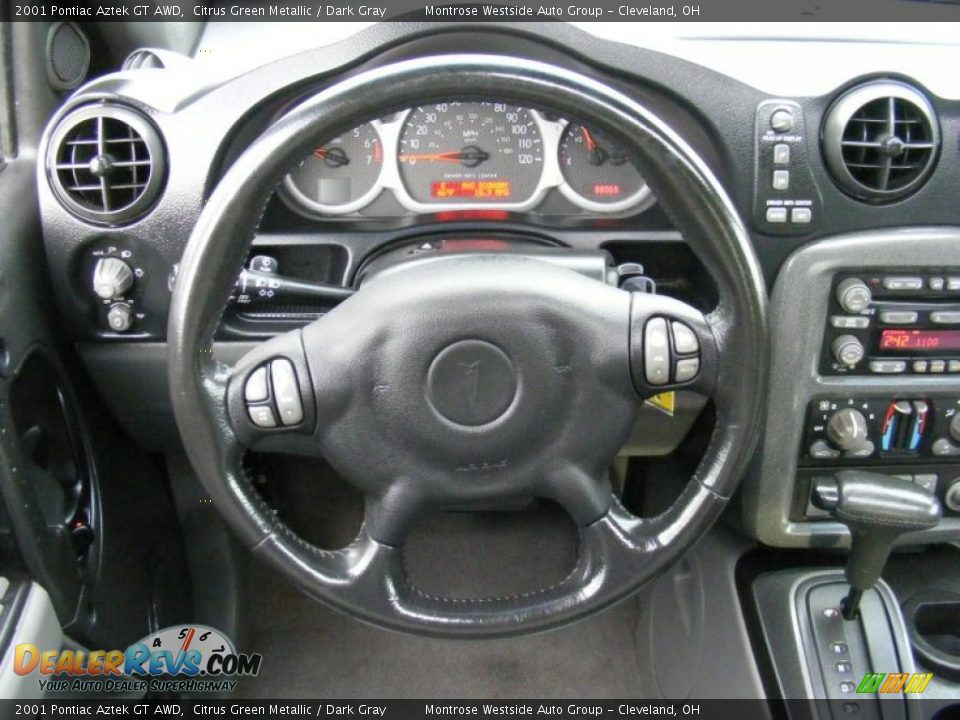 2001 Pontiac Aztek GT AWD Steering Wheel Photo #16