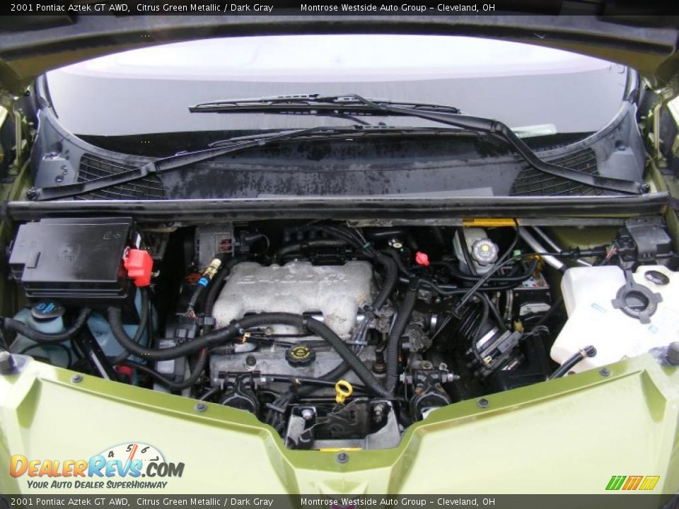 2001 Pontiac Aztek GT AWD 3.4 Liter OHV 12-Valve V6 Engine Photo #29