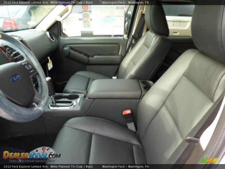 Black Interior - 2010 Ford Explorer Limited 4x4 Photo #10