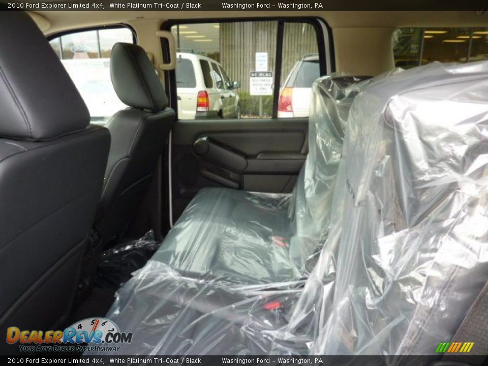 2010 Ford Explorer Limited 4x4 White Platinum Tri-Coat / Black Photo #14