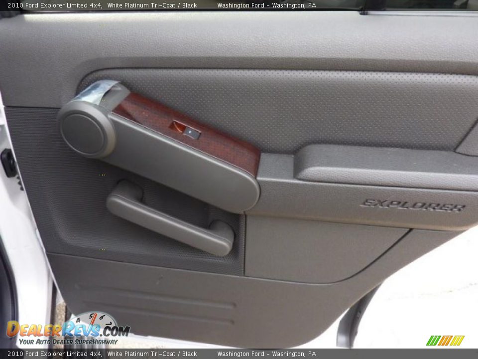 2010 Ford Explorer Limited 4x4 White Platinum Tri-Coat / Black Photo #15