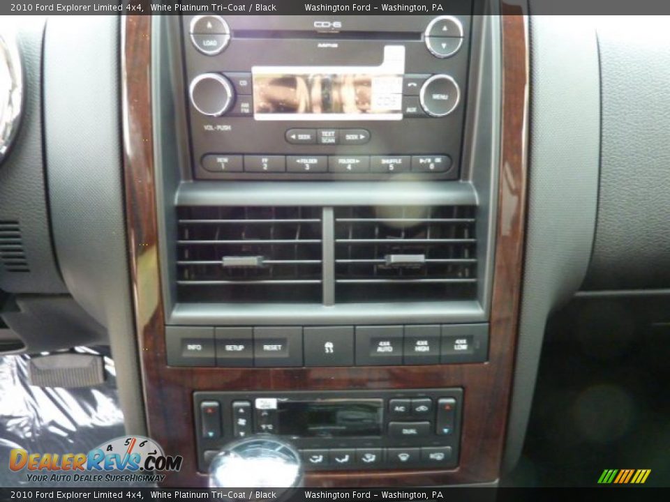 2010 Ford Explorer Limited 4x4 White Platinum Tri-Coat / Black Photo #18