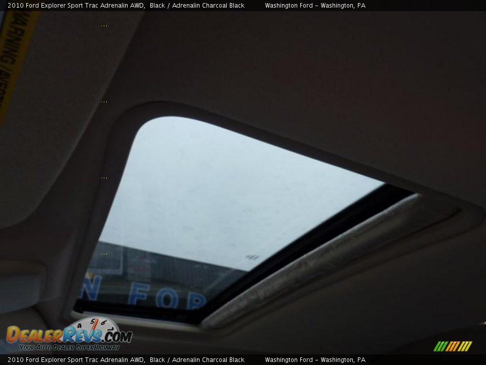 Sunroof of 2010 Ford Explorer Sport Trac Adrenalin AWD Photo #13