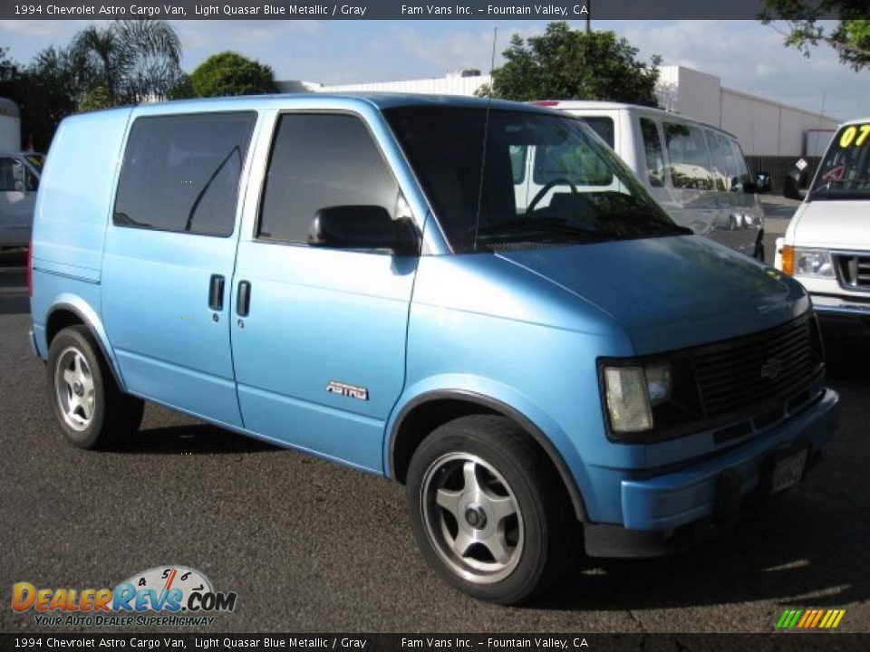 1994 Chevrolet Astro Cargo Van Light Quasar Blue Metallic / Gray Photo #1