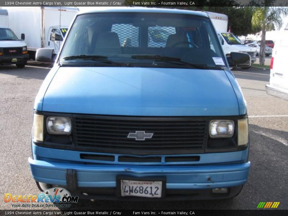 1994 Chevrolet Astro Cargo Van Light Quasar Blue Metallic / Gray Photo #2