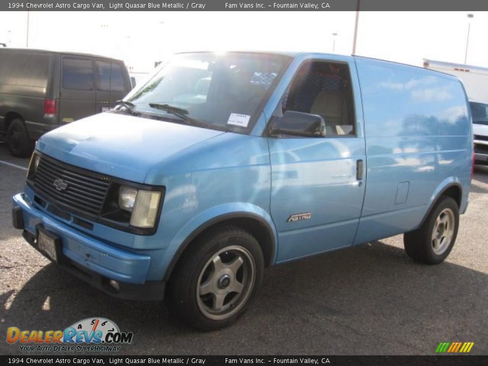 1994 Chevrolet Astro Cargo Van Light Quasar Blue Metallic / Gray Photo #3