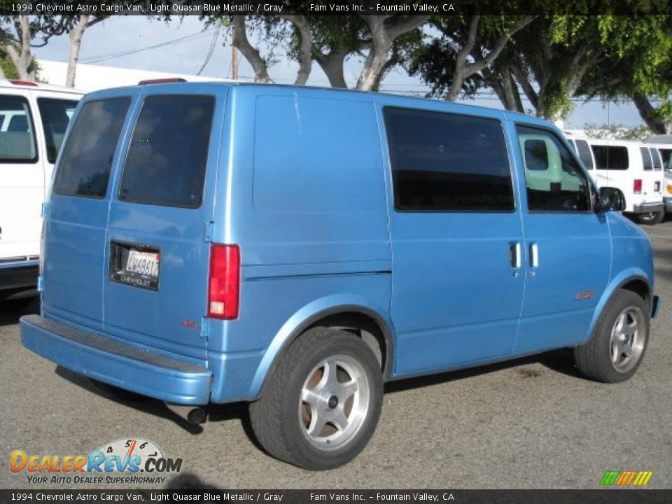 1994 Chevrolet Astro Cargo Van Light Quasar Blue Metallic / Gray Photo #6