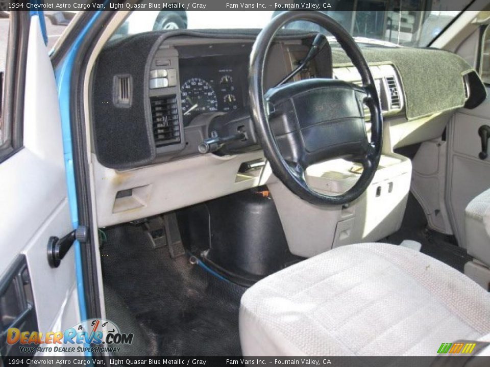 Gray Interior - 1994 Chevrolet Astro Cargo Van Photo #8