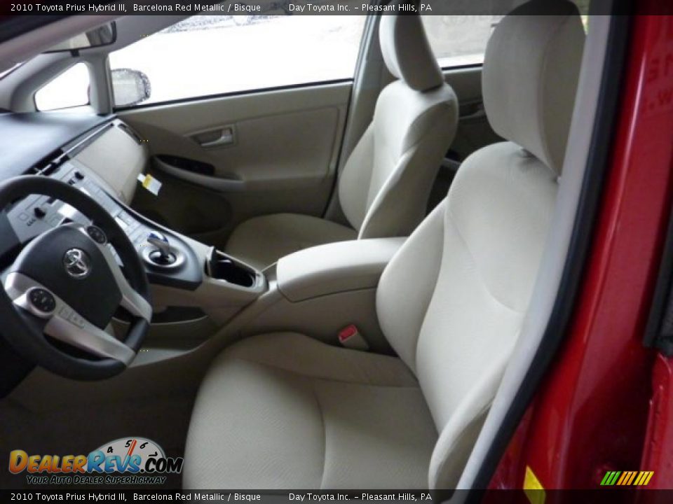 2010 Toyota Prius Hybrid III Barcelona Red Metallic / Bisque Photo #8
