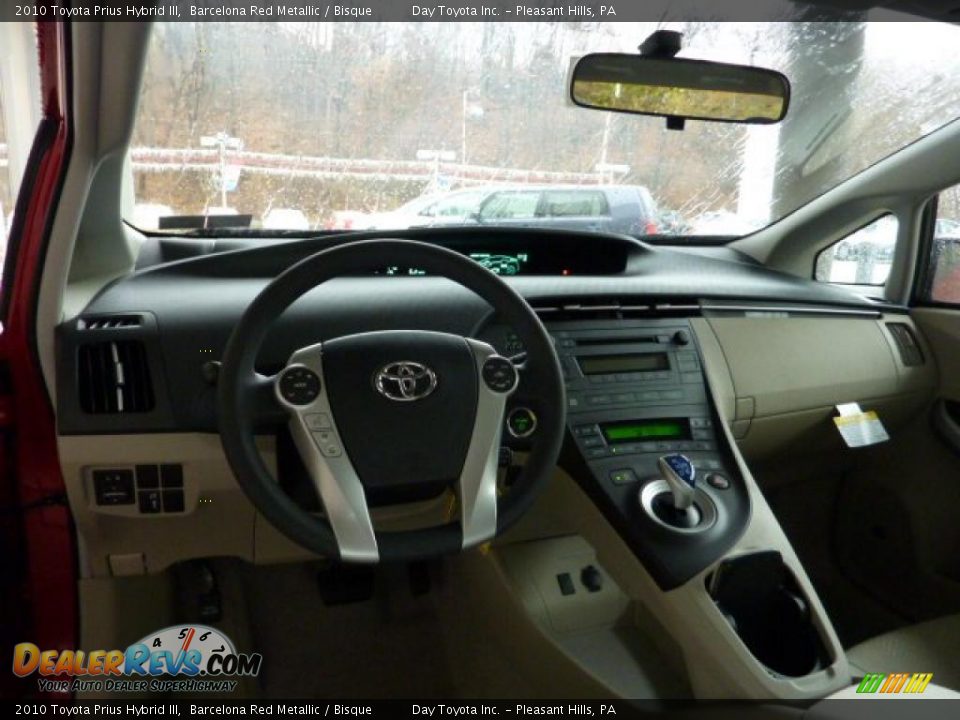2010 Toyota Prius Hybrid III Barcelona Red Metallic / Bisque Photo #10