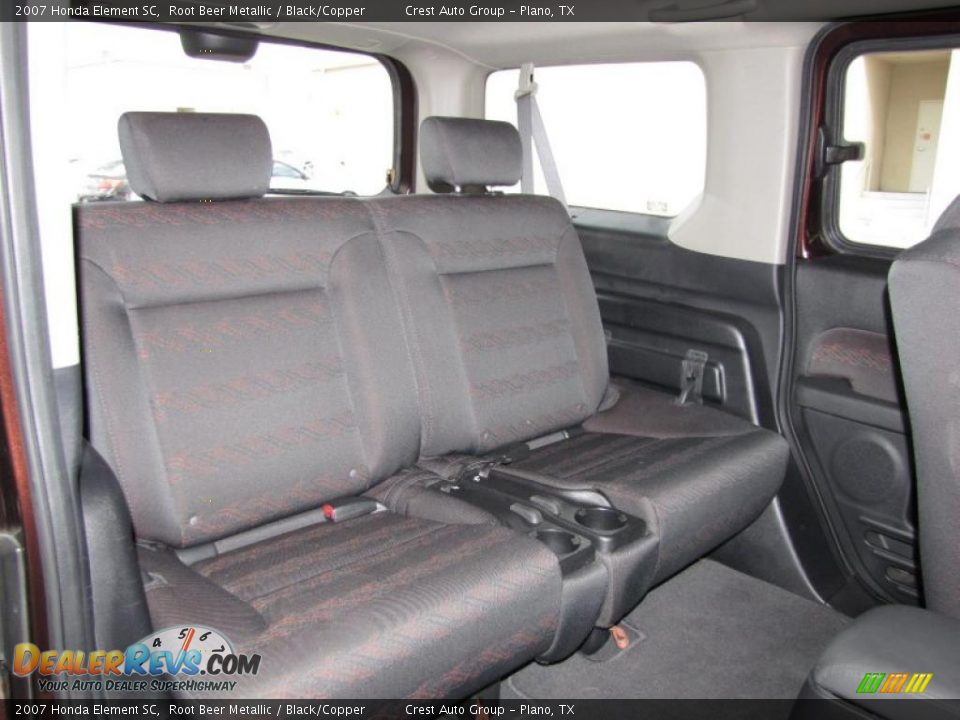 Black/Copper Interior - 2007 Honda Element SC Photo #10
