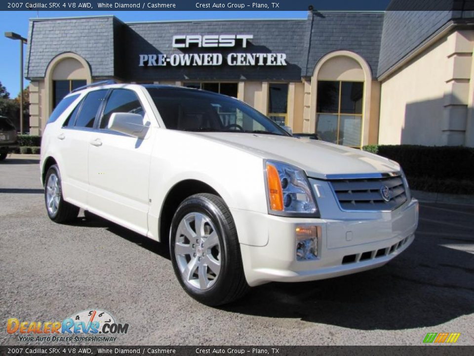 2007 Cadillac SRX 4 V8 AWD White Diamond / Cashmere Photo #1