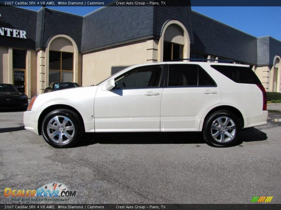 White Diamond 2007 Cadillac SRX 4 V8 AWD Photo #4