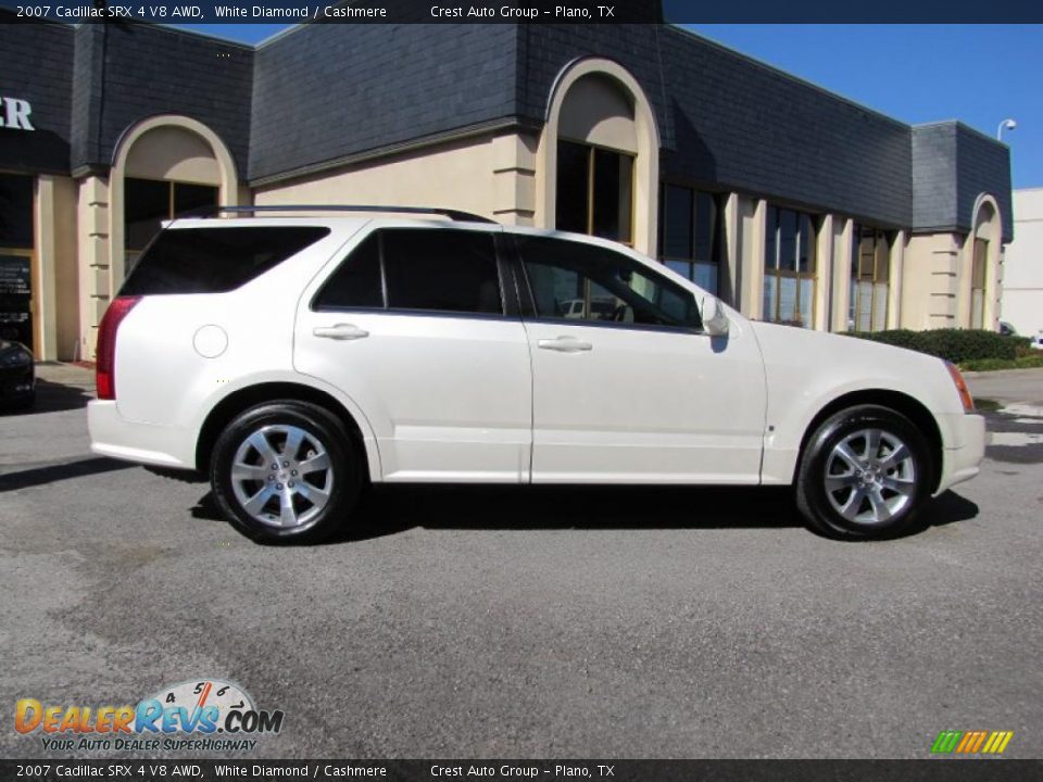 2007 Cadillac SRX 4 V8 AWD White Diamond / Cashmere Photo #7