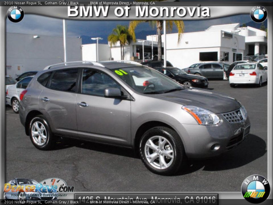 2010 Nissan Rogue SL Gotham Gray / Black Photo #1