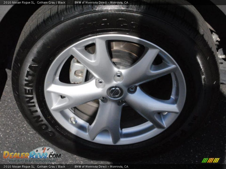 2010 Nissan Rogue SL Gotham Gray / Black Photo #7