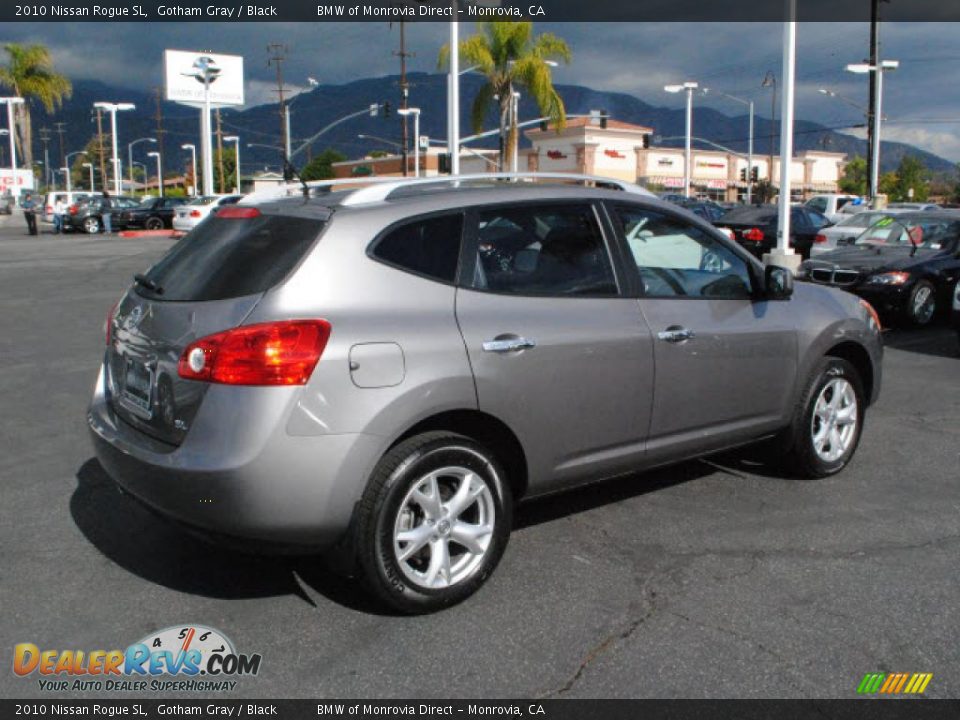 2010 Nissan Rogue SL Gotham Gray / Black Photo #8