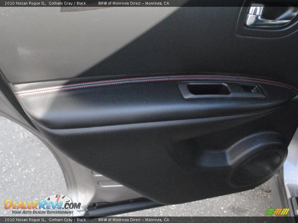 2010 Nissan Rogue SL Gotham Gray / Black Photo #12