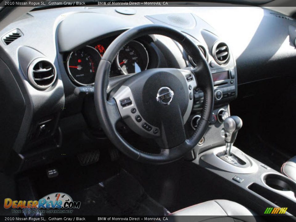 2010 Nissan Rogue SL Gotham Gray / Black Photo #13