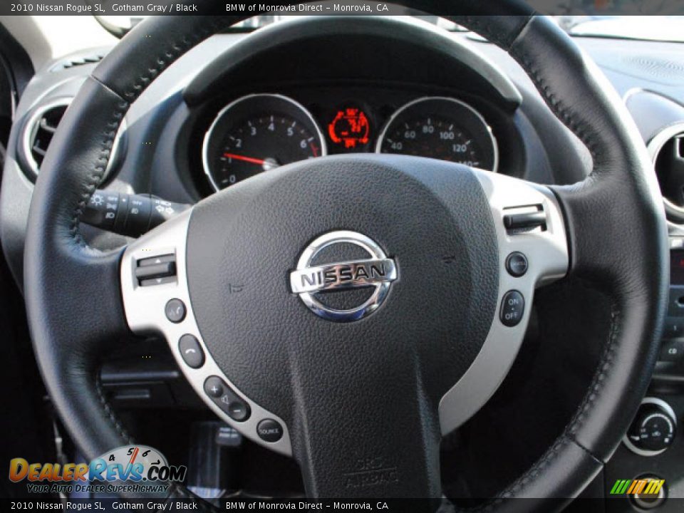 2010 Nissan Rogue SL Gotham Gray / Black Photo #17