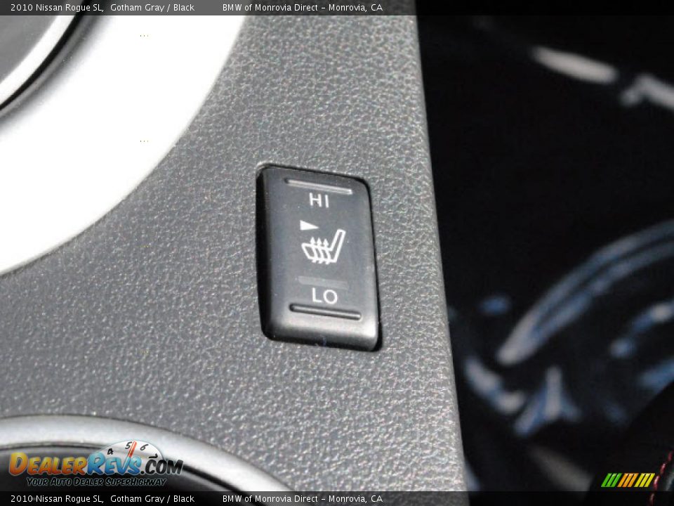 2010 Nissan Rogue SL Gotham Gray / Black Photo #22