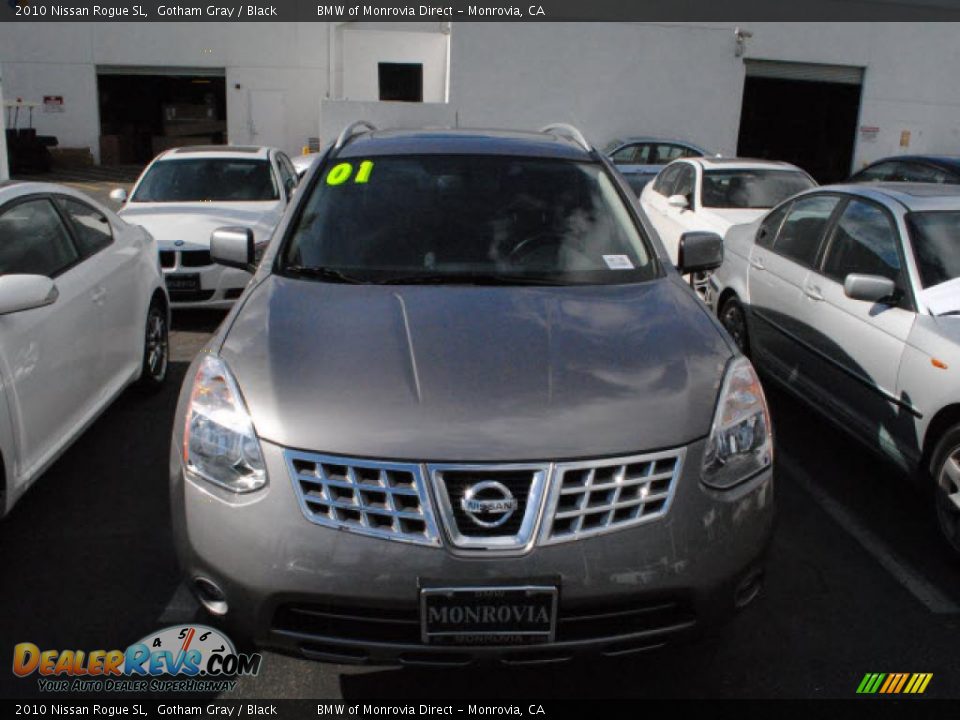 2010 Nissan Rogue SL Gotham Gray / Black Photo #25