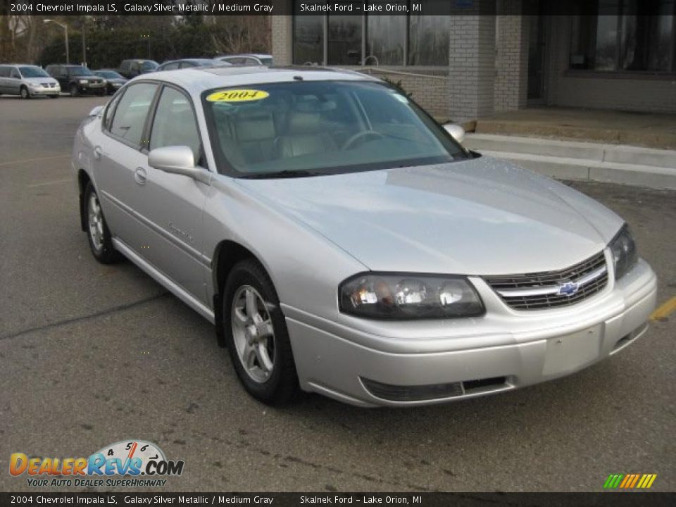2004 Chevrolet Impala LS Galaxy Silver Metallic / Medium Gray Photo #1