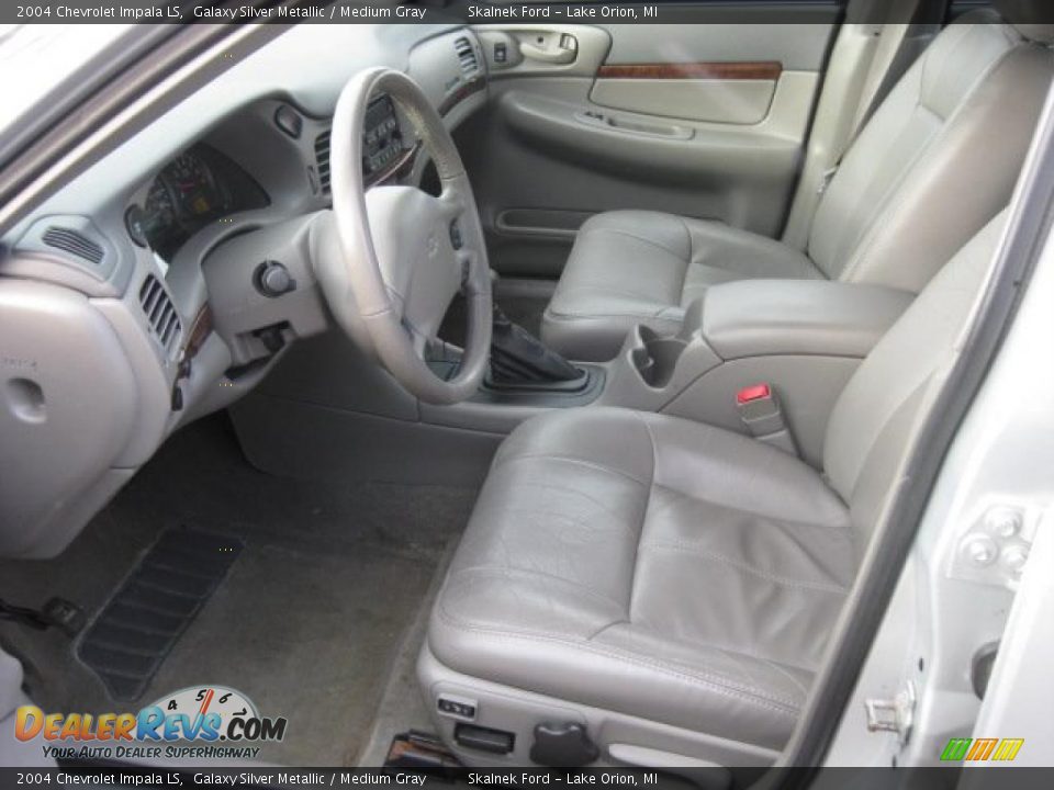 2004 Chevrolet Impala LS Galaxy Silver Metallic / Medium Gray Photo #2