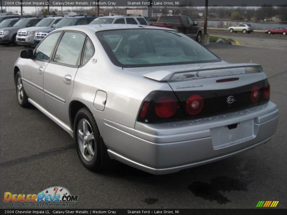 2004 Chevrolet Impala LS Galaxy Silver Metallic / Medium Gray Photo #9