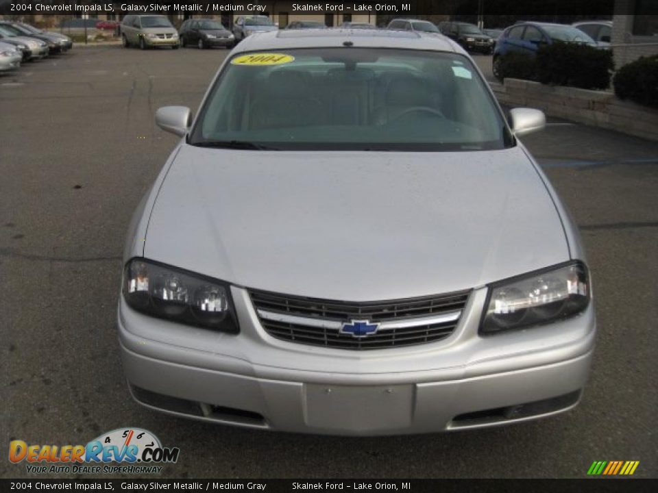 2004 Chevrolet Impala LS Galaxy Silver Metallic / Medium Gray Photo #12