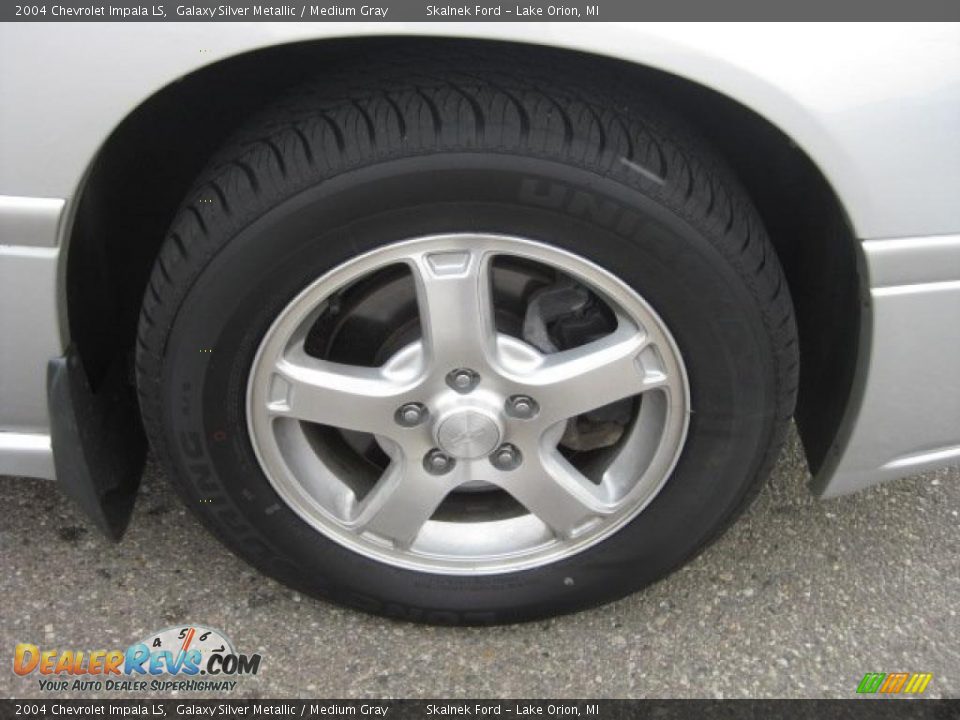 2004 Chevrolet Impala LS Galaxy Silver Metallic / Medium Gray Photo #13