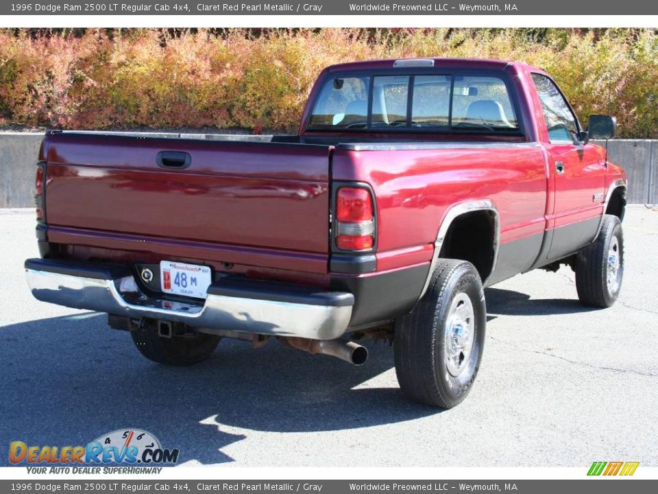 Claret Red Pearl Metallic 1996 Dodge Ram 2500 LT Regular Cab 4x4 Photo #8