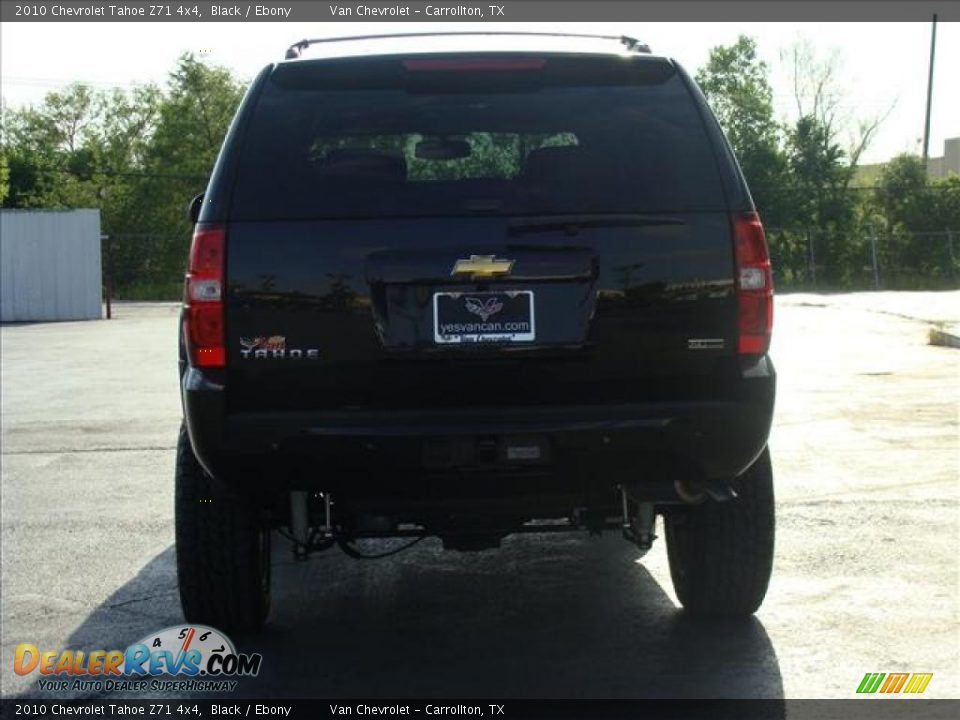2010 Chevrolet Tahoe Z71 4x4 Black / Ebony Photo #4
