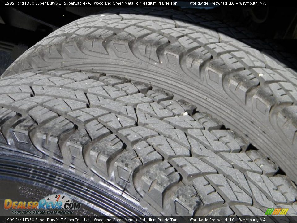 1999 Ford F350 Super Duty XLT SuperCab 4x4 Woodland Green Metallic / Medium Prairie Tan Photo #24